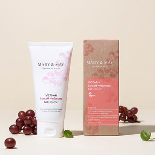 Mary & May Vegan Low pH Hyaluronic Gel Cleanser, 150 ml
