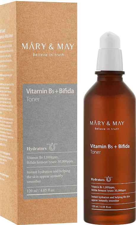 Mary & May Vitamin B5 + Bifida Toner, 120 ml