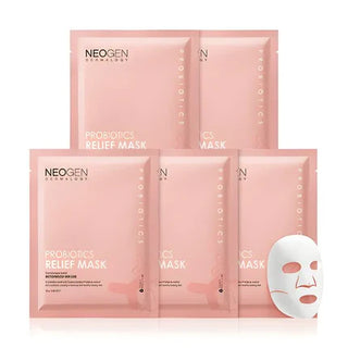 NEOGEN Probiotics Relief Mask Sæt, 25 g x 5 stk