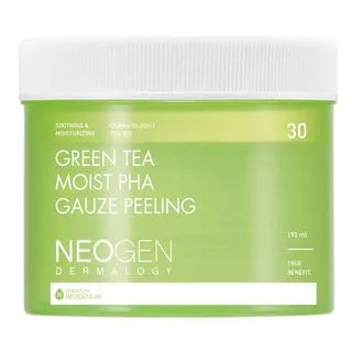 NEOGEN Dermalogy Green Tea Moist PHA Gauze Peeling, 30 masker
