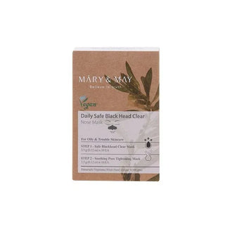 Mary & May Daily Safe Black Head Clear Nose Pack Sæt, 10 stk