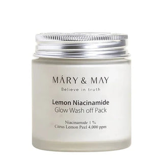 Mary & May Lemon Niacinamide Glow Wash Off Mask Pack, 125 g