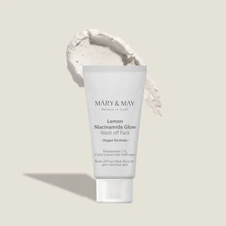 Mary & May Lemon Niacinamide Glow Wash Off Mask Pack Mini, 30 g