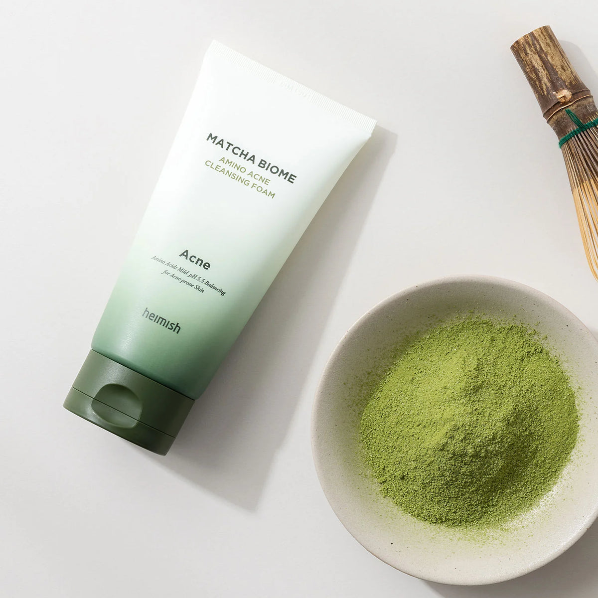 heimish Matcha Biome Amino Acne Cleansing Foam, 150 g