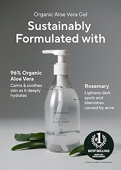 AROMATICA Organic Aloe Vera Gel, 300 ml