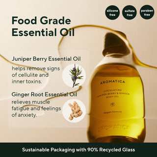 AROMATICA Circulating Body Oil Juniper Berry & Ginger, 100 ml