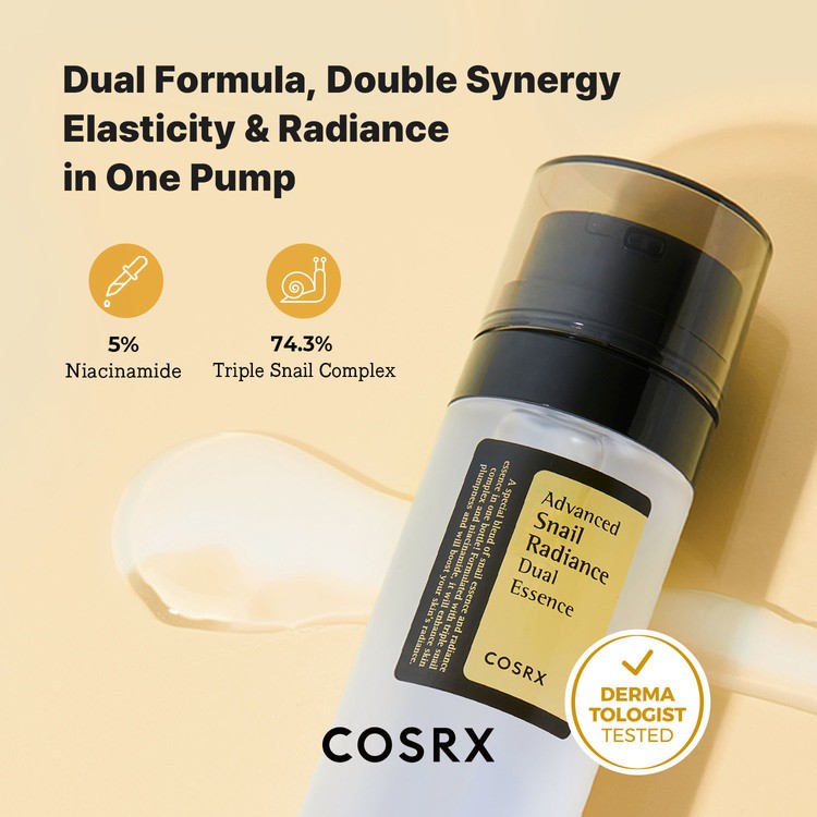 Advanced Snail Radiance Dual Essence, 80 ml