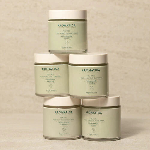 AROMATICA Tea Tree Pore Purifying Clay Mask, 120 g