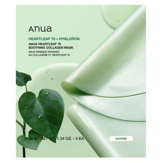Heartleaf 70 Soothing Collagen Mask 4 stk