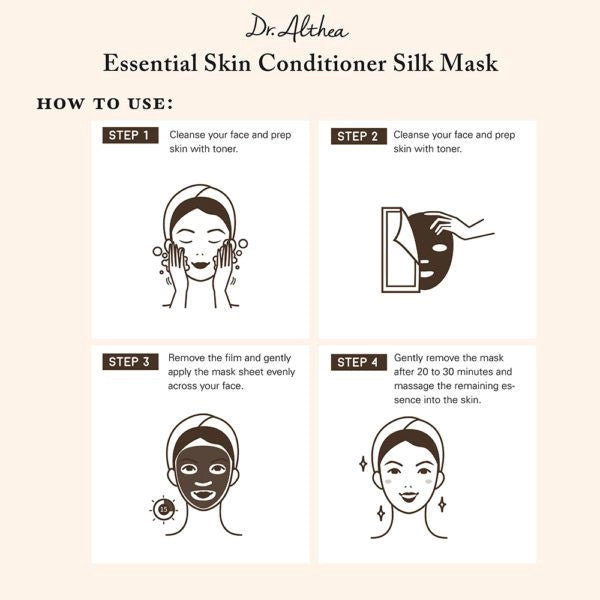 Dr. Althea Premium Essential Skin Conditioner Silk Mask sæt, 28 g x 5 stk