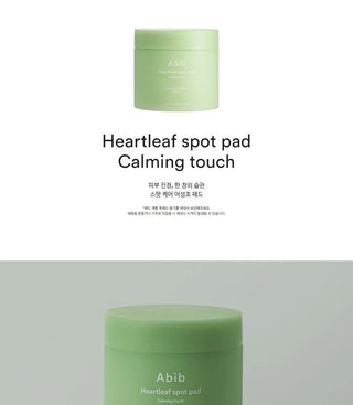 Abib Heartleaf Spot Pad Calming Touch, 80 pads