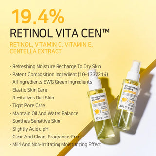 APLB Retinol Vitamin C Vitamin E Mist Essence, 105ml