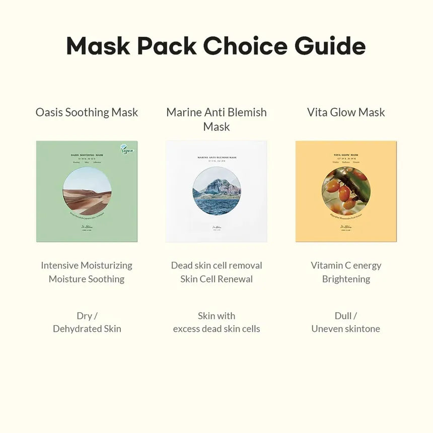 Vita Glow Mask sæt, 27g x 5 sheets