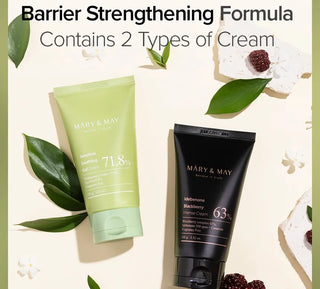Mary & May Soothing Gel Cream + Idebenone Blackberry Cream Duo Sæt, 2 stk