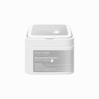 Mary & May Niacinamide Vitamin C Brightening Mask, 30 masker