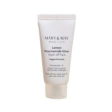 Mary & May Lemon Niacinamide Glow Wash Off Mask Pack Mini, 30 g