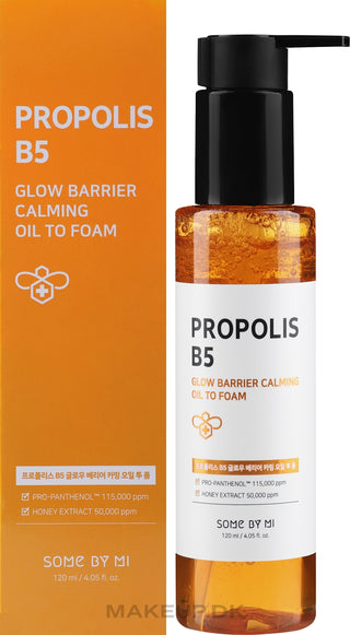 SOME BY MI Propolis B5 Glow Barrier Calming Oil To Foam, 120 ml