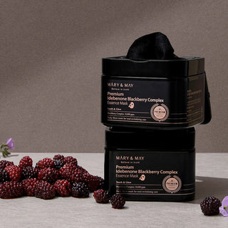 Mary & May Premium Idebenone Blackberry Complex Essence Mask, 20 masker