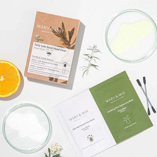 Mary & May Daily Safe Black Head Clear Nose Pack Sæt, 10 stk