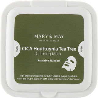 Mary & May Cica Houttuynia Tea Tree Calming Mask, 30 masker