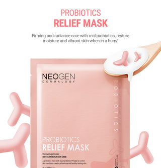 NEOGEN Probiotics Relief Mask Sæt, 25 g x 5 stk