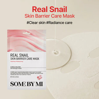 SOME BY MI Real Care Mask, Snail Skin Barrier, 1 stk