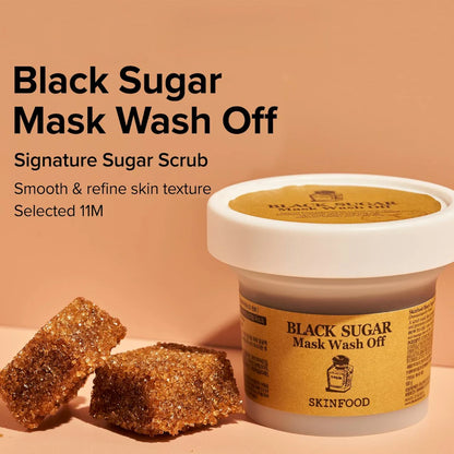 SKINFOOD - Black Sugar Mask Wash Off, 120 g