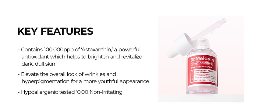 Dr. Melaxin TX-Astaxanthin Brightening Serum – produktbillede 4 af 6