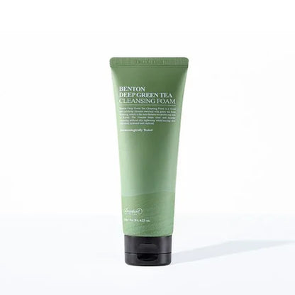 Benton Deep Green Tea Cleansing Foam, 120 g