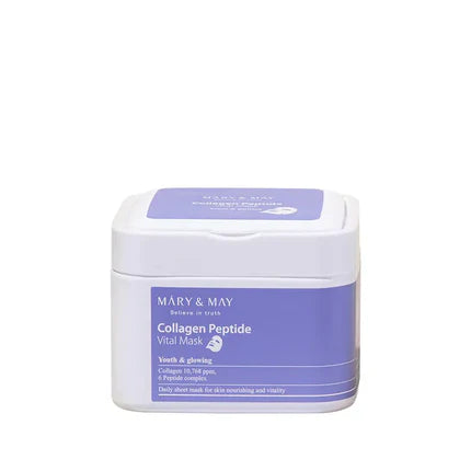 Mary & May Collagen Peptide Vital Mask, 30 masker