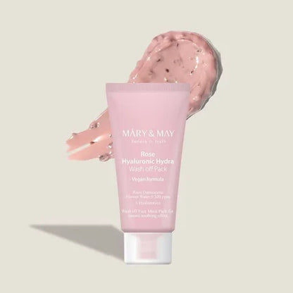 Mary & May Rose Hyaluronic Hydra Wash Off Mask Pack Mini, 30 g