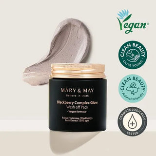 Mary & May Blackberry Complex Glow Wash Off Pack, 125 g
