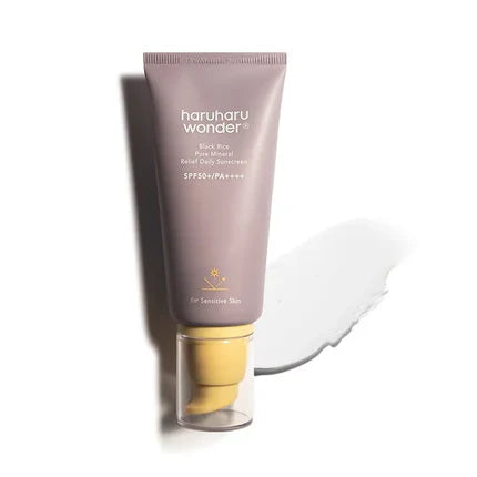 Black Rice Pure Mineral Relief Daily Sunscreen, 50 ml