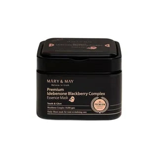 Mary & May Premium Idebenone Blackberry Complex Essence Mask, 20 masker