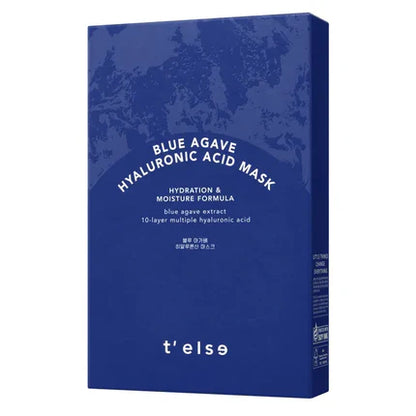 Real Barrier T'else Blue Agave Hyaluronic Acid Mask Sæt, 5 masker