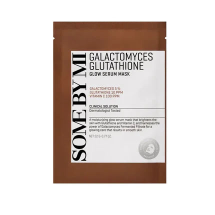 SOME BY MI Galactomyces Glutathione Glow Serum Mask, 22 g x 1 sheet