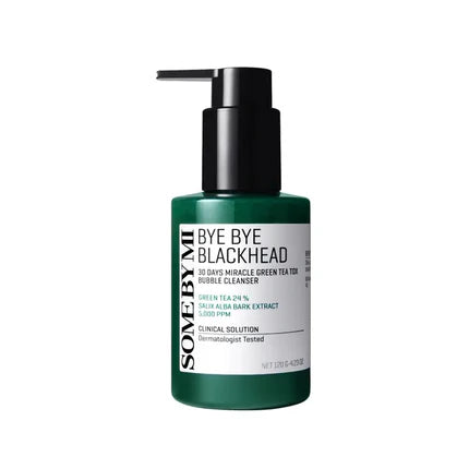 SOME BY MI Bye Bye Blackhead 30 Days Miracle Green Tea Tox Bubble Cleanser, 120 g