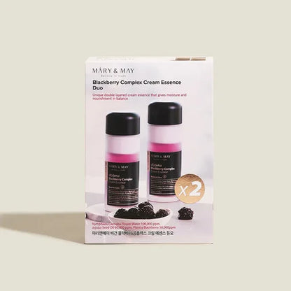 Mary & May Vegan Blackberry Complex Cream Essence Duo Sæt, 2 stk