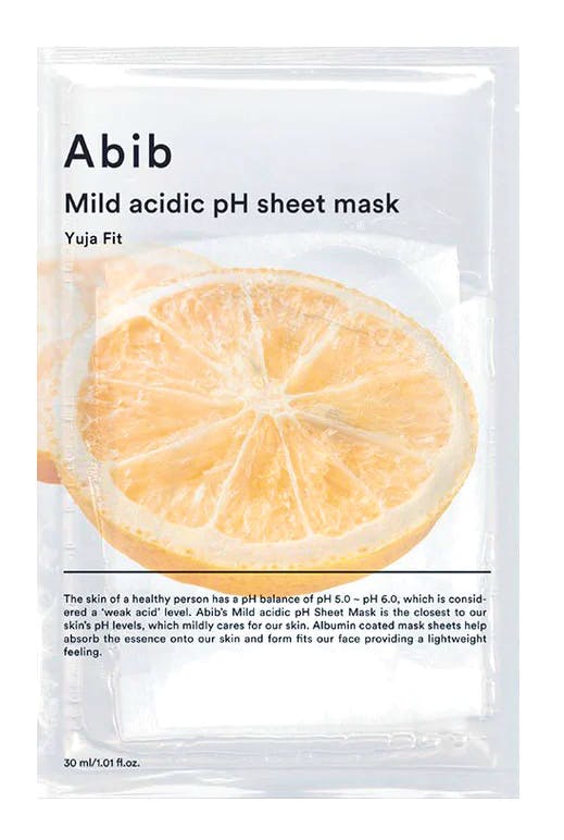 Abib Mild Acidic pH Sheet Mask, Yuja Fit, 1 stk