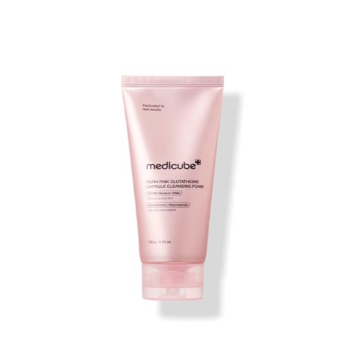 PDRN Pink Glutathione Capsule Cleansing Foam