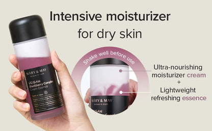 Mary & May Vegan Blackberry Complex Cream Essence Duo Sæt, 2 stk