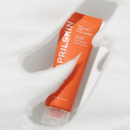 APRILSKIN Real Carrotene Acne Foam Cleanser, 120 ml