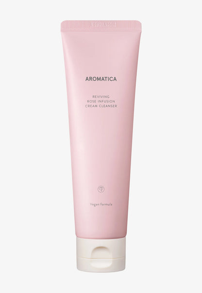 AROMATICA Reviving Rose Infusion Cream Cleanser, 145 g