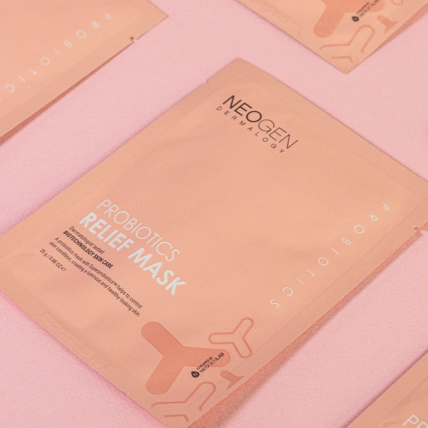 NEOGEN Probiotics Relief Mask Sæt, 25 g x 5 stk
