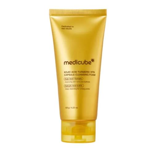 Medicube Kojic Acid Turmeric Vita Capsule Cleansing Foam