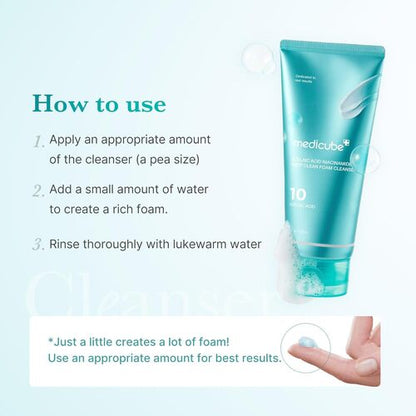 Azelaic Acid Niacinamide Deep Clean Foam Cleanser