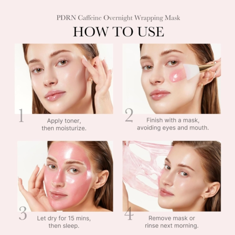 PDRN Pink Caffeine Night Wrapping Mask