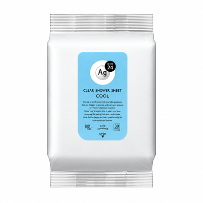 Ag Deo 24 Clear Shower Sheet Cool Jumbo