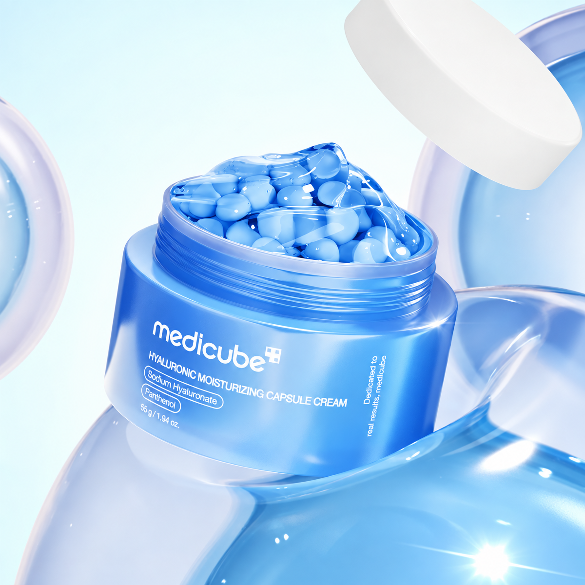 Medicube Hyaluronic Moisturizing Capsule Cream – produktbillede 2 af 3
