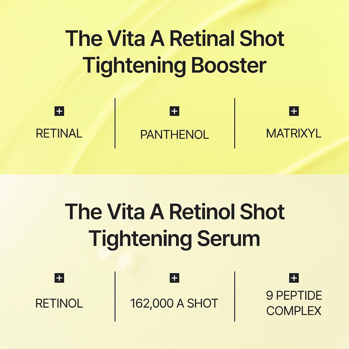 The Vita-A Retinol + Retinal Shot Tightening Serum & Booster Set